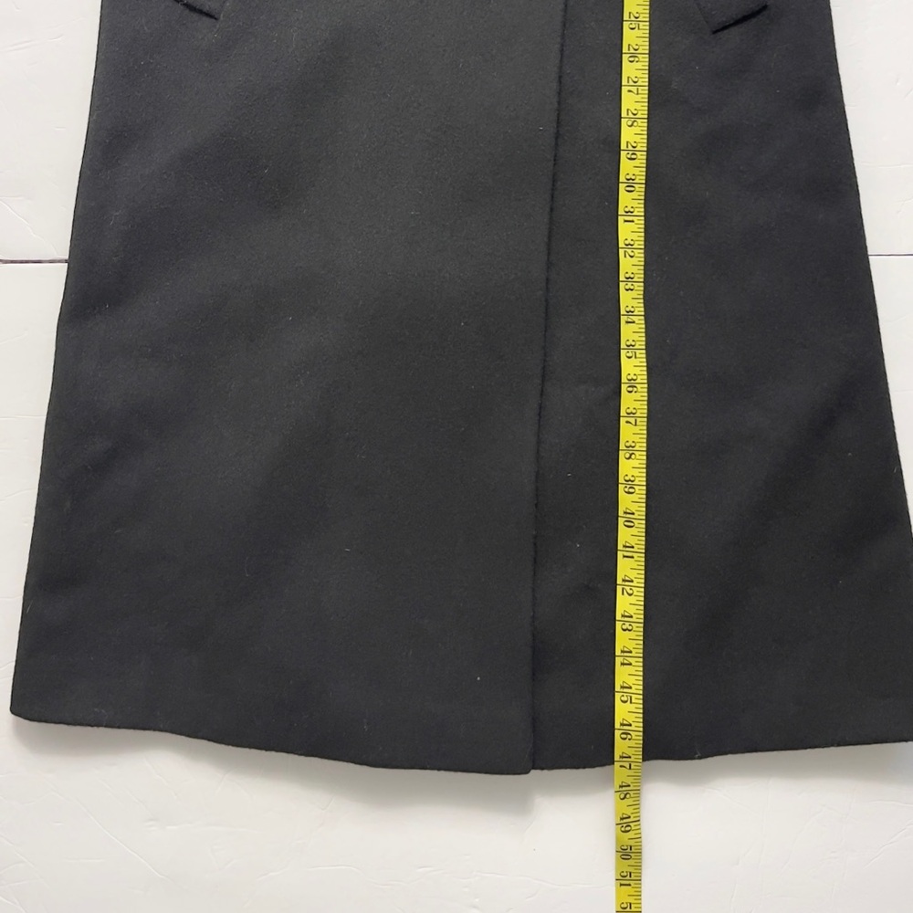 Albert Nipon Black Velvet Collar Coat - Picture 5 of 7